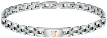 Maserati JEWELS Herren Armband aus Stahl, Vergoldung - JM420ATH05