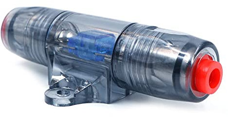 CENPEK Inline-Mini-Sicherungshalter 4/8 Gang AWG 1-Weg Kupfer Hochleitfähiges Finish mit 60A Mini-Sicherung für Auto-Audio-Batterie-Sicherungsblock