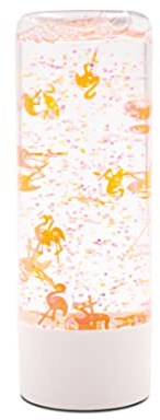 Bouteille sensorielle Flamant Orange – Jouet d’éveil Montessori 18 Mois – motricité Fine, Gestion des émotions & Concentration – sans bpa Bouchon algoblend – Fabrication française – Atelier gigogne