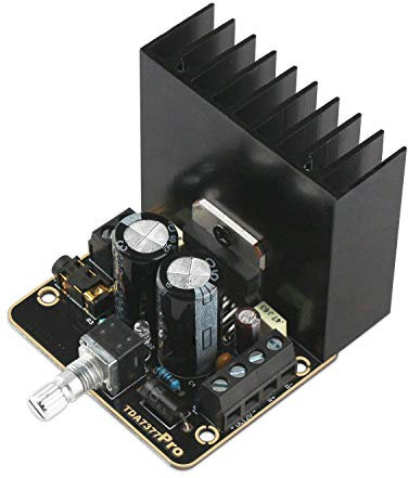 Fasizi Scheda Amplificatore Stereo per Auto, 30W + 30W Classe AB Amplificatore Audio per Auto 2.0 Dual-Channel Immersion Gold Stereo Amp Board TDA7377 Mini Modulo di Amplificazione DC12V