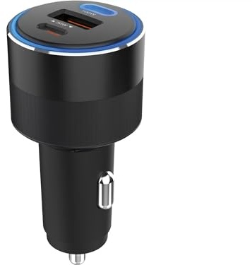 Sandberg Car Charger 3in1 130W USB-C PD, Autoladegerät für USB-A USB-C Geräte, Schnellladegerät mit USB-C PD 100W, Auto & LKW, Zigarettenanschluss Ladeadapter, Netzteil für Laptop Smartphone Tablet