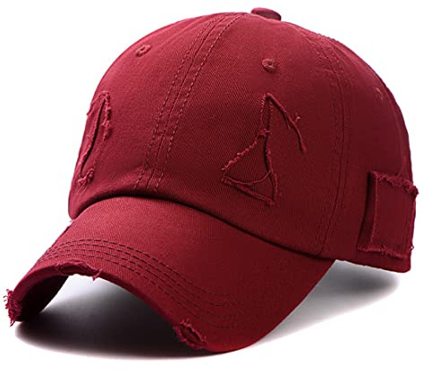 Ecroon Baseball Cap Damen Unisex Kappe Verstellbar Baseboard Athletic Baseballkappe Mütze Baseballkappe Anti-UV Sonnenhüt Herren Baseball Caps