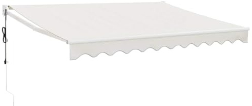 vidaXL Toldo retráctil automático Color Crema 3x2,5 m