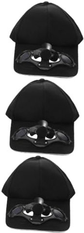 Garneck 3 Stück Solar Fan Cap Baseball Mütze Kappe Für Herren Kappen Herren Baseballmütze Mütze Visier Hüte Für Damen Hüte Schirmmütze Sonnenhut Sporthut