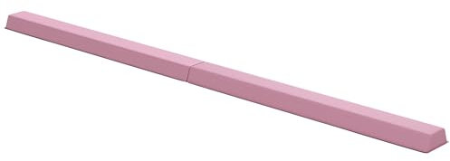 SPORTNOW 236 cm Klappbarer Schwebebalken, tragbar Turnbalken, rutschfest Balance Beam, Turn- und Balancierbalken bis 80 kg, für Kinder ab 3 Jahre, Indoor & Outdoor, Rosa
