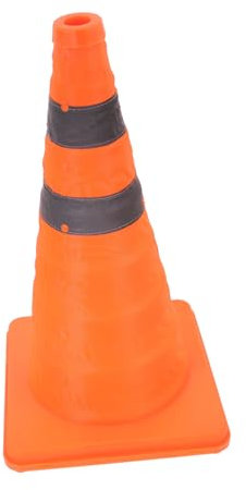 CIYODO Verkehrsnotkegel Fußballkegel Für Das Training Kleine Sicherheitskegel Zusammenklappbarer Verkehrsleitkegel Aus Kunststoff Antriebskegel Orange Technische Kunststoffe