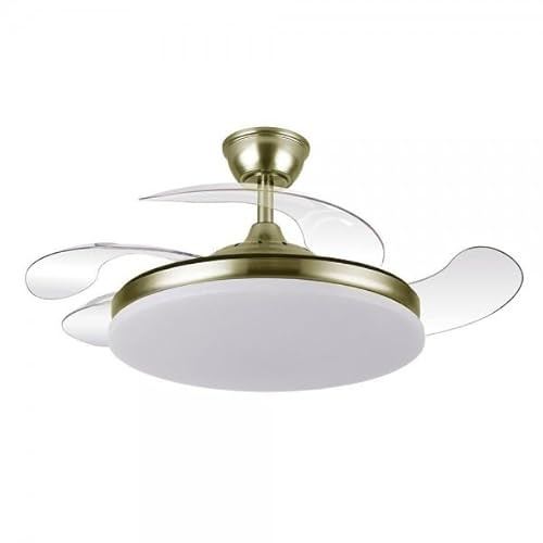 Bilake Ventilador de Techo tridente | Lampara Ventilador de Techo con luz 59W 6980Lm | Mejor Ventilador de Techo 2025 Calidad Precio