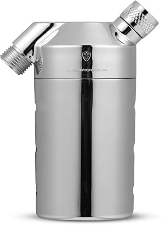 Inline-Safe Legionellen-Wasserfilter für Wandduschen | entfernt 99,99999 % der schädlichen Substanzen SS-882Max (Chrom)