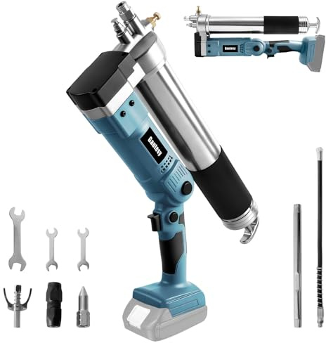 Cordless Grease Gun for Makita 18V Battery, Brushless Compact 12000 PSI Pressure Electric Grease Gun for Trucks, Farms, Construction and DIY (NO Battery)