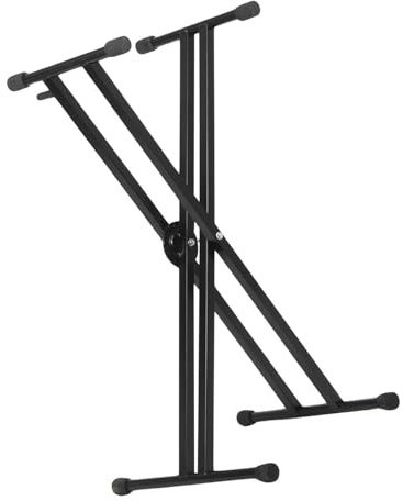 Qectial X Förmiger Keyboardständer, Orgelhalter, Metall, Stabil, Tragbar