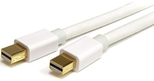 StarTech.com 1 m Mini DisplayPort Kabel - 4K x 2K Ultra HD Video - Mini DisplayPort 1.2 Kabel - Mini DP zu Mini DP Monitorkabel - mDP Kabel - Weiß (MDPMM1MW)