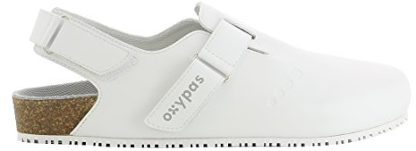 Oxypas Jeff Bianco Professionale Scarpe da Lavoro - Dimensione 8 UK