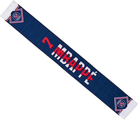 Paris Saint-Germain Mbappe officiell kollektion halsduk, storlek 140 cm