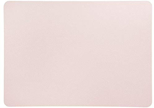 ASA Leder Tischset, rosepowder, 46 x 33 cm, Lederoptik