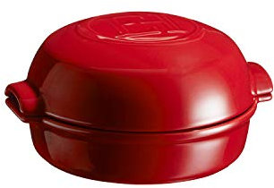 Emile Henry EH349517 Cheese Baker, Keramik, Rot, Grand Cru, 0,55 l