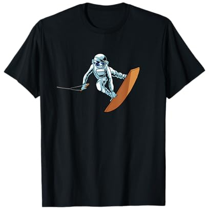Wakeboard Astronaut Waken Wakeboarden - Wakeboarder T-Shirt
