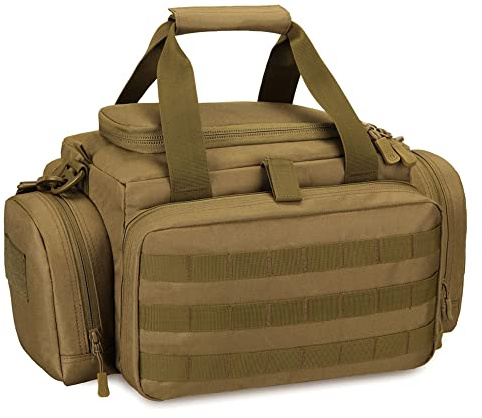 Vmokki Taktische Reisetasche Waffentasche Militär Organizer Molle Tasche Wasserdicht (Khaki)