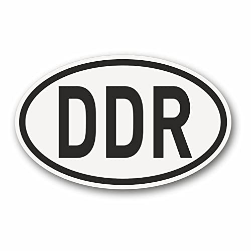 iSecur Auto-Magnet Länderkennzeichen DDR 14,5 x 9 cm wetterfest - kfz730 | PKW LKW Wohnmobil Moped Motorrad Auto, vor dem Verblassen geschützt und vergilbungsfrei