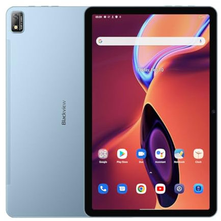 Blackview TAB 16 (Dual SIM – Android 12-11 Zoll – 4G/LTE – 256 GB, 8 GB RAM) Blau