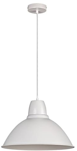 Rabalux 72014 Hängeleuchte WILBOUR Metall weiß E27 1 X max.40W H:120cm Ø36cm dimmbar