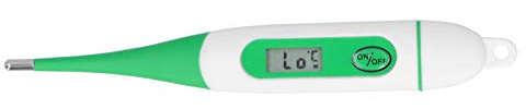 Thermomètre Numérique Vétérinaire pour Animaux, pour Bovins, Moutons, Chevaux, écran LCD étanche, Résultats Rapides et Précis, Matériau Durable, Conception à Suspendre