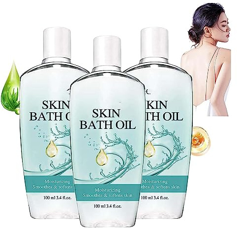 Avon Skin So Soft Original Bath Oil, Herbal Scent, 3pc