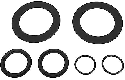 Kit De Bague De Rondelle 6 Pièces, Kit De Rondelle D'étanchéité En Silicone Piscine Bague D'étanchéité Durable, Accessoires Remplacement Joint Tuyau D'eau Pour Vannes à Piston Piscin