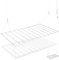 Natural Goods Berlin platzsparender Wäscheständer Swing 56x110 cm weiß/Deckenwäscheständer aus robustem Stahl/Stabiler Wäscheständer Decke/Deckenwäschetrockner mit raumsparendem Design