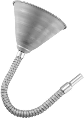 Lipfer Biegbarer -Trichter Aus Stahl Filter Für Alle Öle, Wasser, Dieselkraftstoff Und Andere Flüssigkeiten