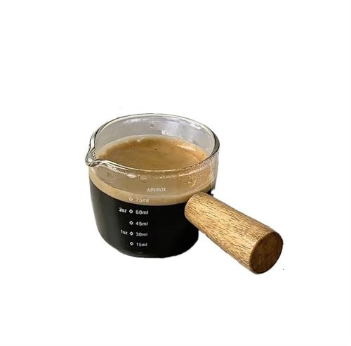 Salsera, Jarras de leche de vidrio, tazas de leche pequeñas, jarras de leche con mango de madera, tazas de leche, platillos for mojar, tazones for sazonar, filete, comida occidental, salsera,para Sal