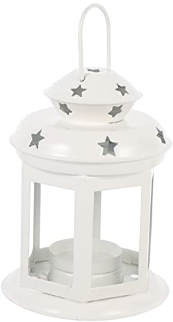 BESTOYARD 1stück Stylischer Hängender Kerzenhalter Mit Sternen-Muster Handgefertigt Für Romantische Abendessen Party-Dekorationen Kreatives Wohnaccessoire