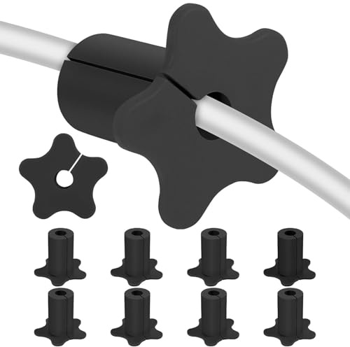 10 Star Pattern Cable Entry Seal Moisture Proof Wire Organizer Cable Grommets for Indoor Outdoor Use Flexible Management Sleeve