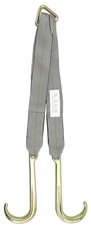 Abschleppgurte V Trensenzaum 7,6 x 61 cm med 38,1 cm 5400 WLL mit J Haken oder RTJ kluster haken 3 x 24 w/J-krok