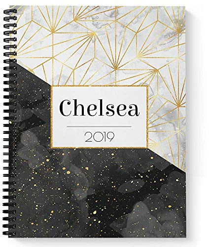 Gotcha Covered Notebooks Specks of Gold Personalized Notebook/Journal, Laminated Soft Cover, 120 pages of your selected paper, lay flat wire-o spiral. Size: 8.5” x 11”. Made in the USA