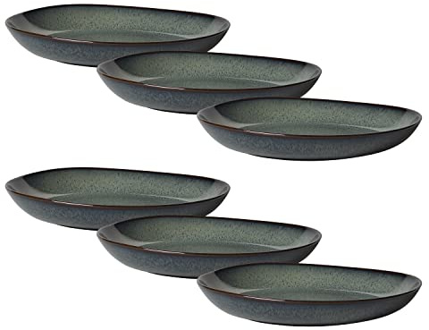 like. by Villeroy & Boch Lave gris Schale flach 28 cm Set6
