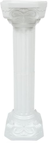 Cabilock Griechische Dekosäule Römische Säulen Deko Blumenständer Standsäule Deko Pflanzenständer Outdoor Blumensäule Vintage Gartendeko für Hochzeit Geburtstag Taufe Büro Tischdeko Dekoration