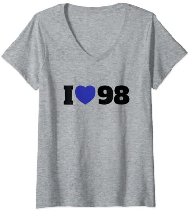 Damen Fußball Darmstadt Lilien Männer Kinder Fans Darmstadt T-Shirt mit V-Ausschnitt