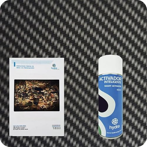 BASIC Hydro Dipping Kit Cubicatura Kit: Attivatore Spray 400 ml + pellicola cubicatura carbonio. Dimensioni: Larghezza: 50 cm. Lunghezza: 200 cm (HFC-002)