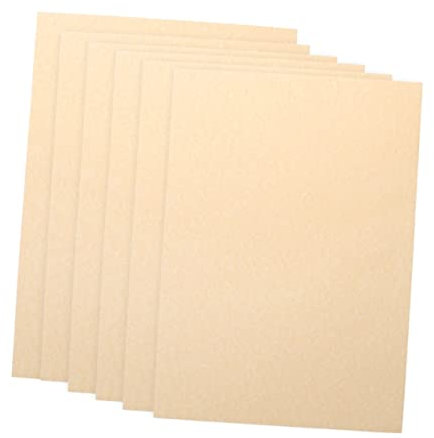 Gogogmee 50 Sheets A4 Unbleached Parchment Paper for Writing Printing and Letters 90g Light Brown Vintage Paper for Certificates and Diplomas