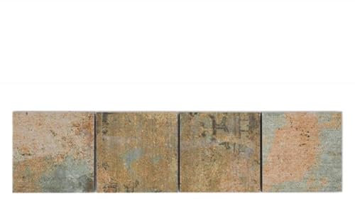 Bordüre Borde Mosaik mix beige/braun/grün matt Teppichoptik Mosaikfliese Küchenwand Fliesenspiegel Bad Duschwand MOS16BOR-71CB_f