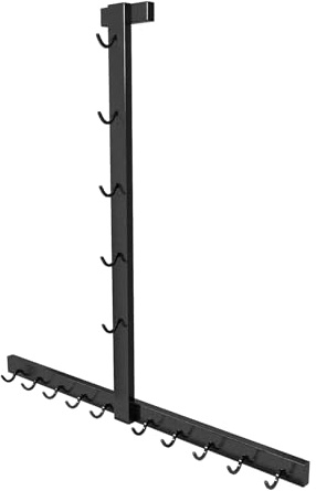 LAT Pull Down Bar Gym Accessory Rack, Gym Accessories Rack LAT Bar Organizer, Lat Pulldown Attachments for Different Cable Handles,Home and Wall Fitness Heavy Duty A-Frame Stand