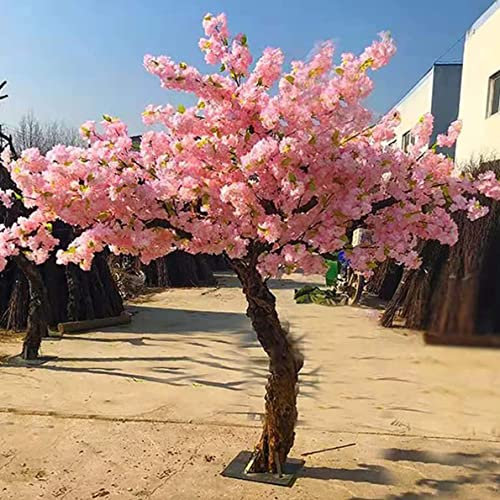 ZHPPED Künstliche Kirschblütenbaum Rosa Große Simulation Kirschbaum Gefälschte Blumen Reben Zweige Wohnkultur,ür Zuhause, Hochzeit,0.8x0.8m/2.6x2.6ft