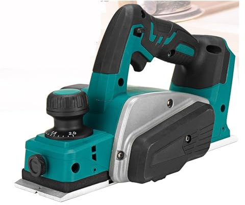Raboteuse murale électrique Raboteuse électrique Rechargeable 18V, 15000 tr/min, outil de coupe du bois portatif sans fil avec clé