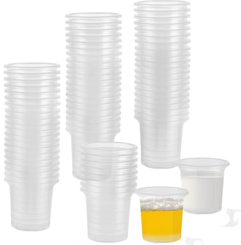 MUXHEL Juego de 1000 vasos de chupito de plástico, 20 ml/2 cl, vasos de plástico reutilizables, vasos de plástico transparentes, vasos de fiesta, vasos de chupito
