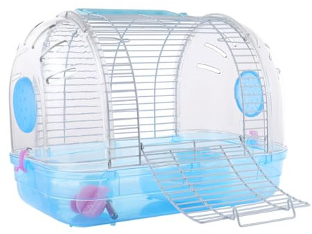BESPORTBLE Tragbares Hamsterhaus Transparente Transportbox Für Kleine Tiere Als Rückzugsort Und Schlafplatz Mit Praktischem Griff Für Einfachen Transport Geeignet Für Hamster