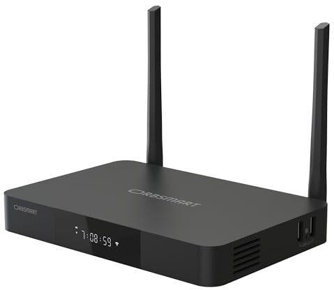 Orbsmart R82 4K Mediaplayer für Festplatte, NAS & Heimkino | HDR10+ & DV | AV1 | 3D Blu-ray ISO Player mit WiFi 6, Gigabit-LAN, USB 3.0