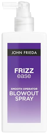 John Frieda Frizzease Smooth Operator Blowout Spray, Texture Spray for Hair, Hair Gloss in a Spray, Heat Protection Spray for Hair, 6.77 Oz