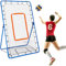 Rete Rimbalzante per Pallavolo, 180x110cm Regolabile a 5 Angoli Rete per Allenamento Pallavolo Attrezzature per Allenamento Pallavolo con Rete in PE per Allenamento Schiacciata Rimbalzo