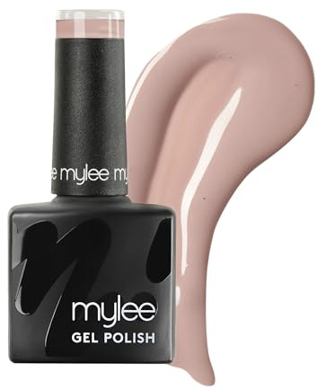 Mylee Gel Nail Polish 8ml [Clothing Optional] - UV/LED Soak-Off Nail Art | Manicure Pedicure for Professional, Salon & Home Use [Nude Range] - Long Lasting & Easy to Apply