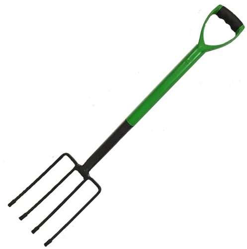 Easy Shopping® Garden Fork for Digging Holes and Spading Gardening, Carbon Steel Heat Treated Gardening Tool Builder Equipment Garden Accessories